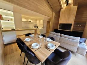 Appartement prestigieux au centre avec cheminée, 6 pers, sauna, hammam, fitness, parking - FR-1-598-151 Les Gets